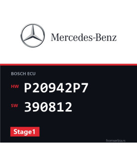 Mercedes-Benz C 320 P20942P7 390812 Stage1 tuning file