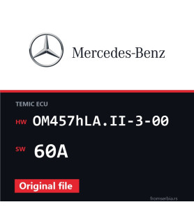 Mercedes-Benz Citaro OM457hLA.II-3-00 60A original ECU file