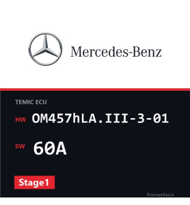 Mercedes-Benz Citaro OM457hLA.III-3-01 60A Stage1 tuning file
