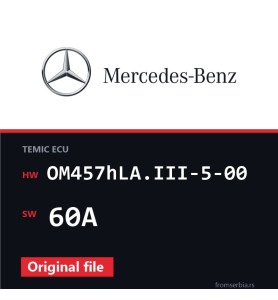 Mercedes-Benz Citaro OM457hLA.III-5-00 60A original ECU file