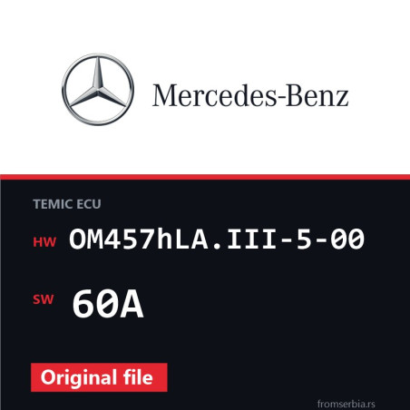 Mercedes-Benz Citaro OM457hLA.III-5-00 60A original ECU file