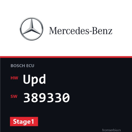 Mercedes-Benz CLK Upd 389330 Stage1 tuning file