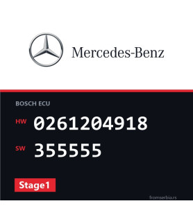 Mercedes-Benz CLK 0261204918 355555 Stage1 tuning file