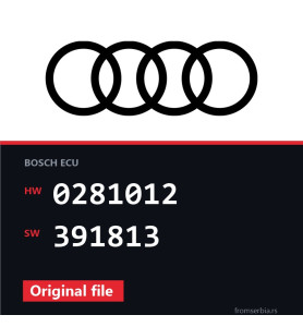Audi A3 0281012 391813 original ECU file