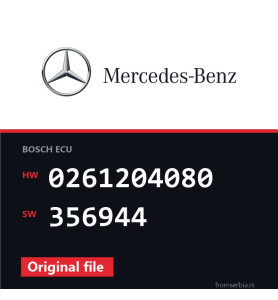 Mercedes-Benz E55 0261204080 356944 original ECU file