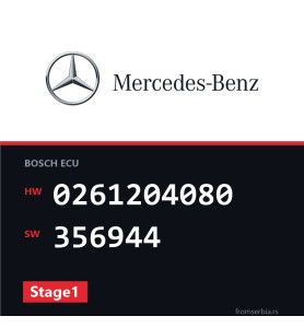 Mercedes-Benz E55 0261204080 356944 Stage1 tuning file