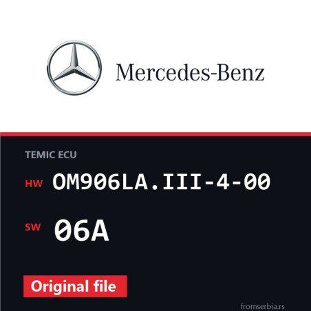 Mercedes-Benz Econic OM906LA.III-4-00 06A original ECU file