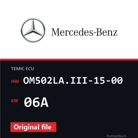 Mercedes-Benz Ponesse OM502LA.III-15-00 06A original ECU file