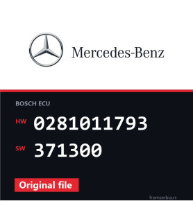 Mercedes-Benz Vito 0281011793 371300 original ECU file