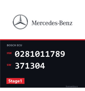 Mercedes-Benz Vito 0281011789 371304 Stage1 tuning file