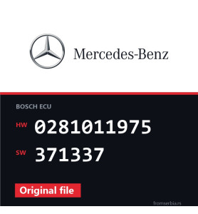 Mercedes-Benz Vito 0281011975 371337 Stage1 tuning file