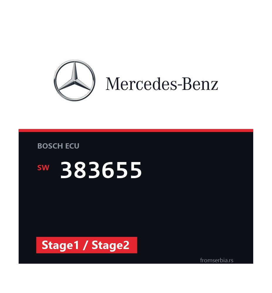 Mercedes-Benz A 280 383655 Stage1 / Stage2 tuning file