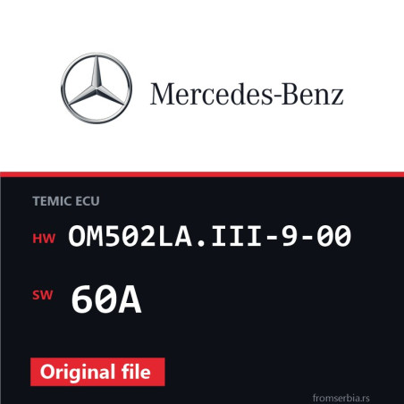 Mercedes-Benz Atego OM502LA.III-9-00 60A original ECU file