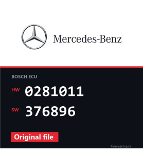 Mercedes-Benz C 200 0281011 376896 original ECU file