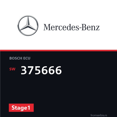 Mercedes-Benz C 200 375666 Stage1 tuning file