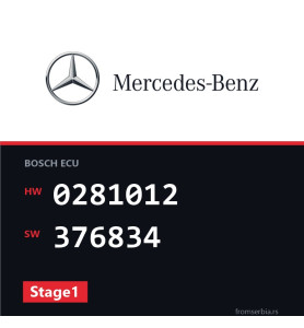 Mercedes-Benz C 220 0281012 376834 Stage1 tuning file