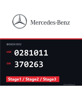 Mercedes-Benz 0281011 370263 Stage1 / Stage2 / Stage3 file