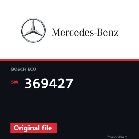 Mercedes-Benz E 320 369427 original ECU file