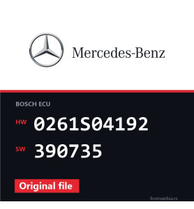 Mercedes-Benz E55 0261S04192 390735 original ECU file