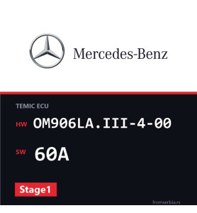 Mercedes-Benz Econic OM906LA.III-4-00 60A Stage1 tuning file
