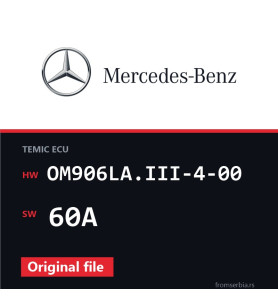 Mercedes-Benz Econic OM906LA.III-4-00 60A original ECU file