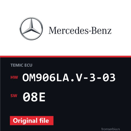Mercedes-Benz Econic OM906LA.V-3-03 08E original ECU file