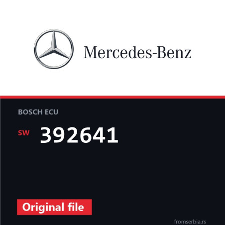 Mercedes-Benz G 320CDI 392641 original ECU file