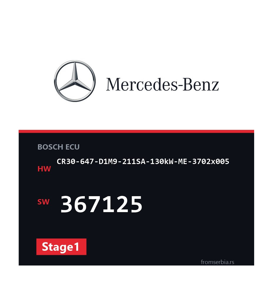 Mercedes-Benz CR30-647-D1M9-211SA-130kW-ME-3702x005 367125 Stage1 file