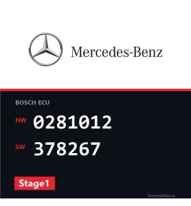 Mercedes-Benz Vito 0281012 378267 Stage1 tuning file