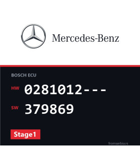 Mercedes-Benz Vito 0281012--- 379869 Stage1 tuning file