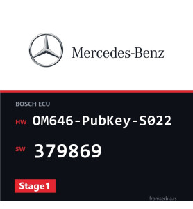 Mercedes-Benz Vito OM646-PubKey-S022 379869 Stage1 tuning file
