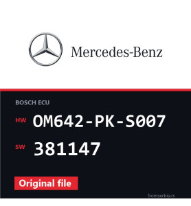 Mercedes-Benz Vito OM642-PK-S007 381147 original ECU file