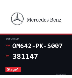 Mercedes-Benz Vito OM642-PK-S007 381147 Stage1 tuning file