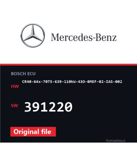 Mercedes-Benz CR40-64x-70T5-639-110kW-43O-0MEF-02-IAS-002 391220 origi