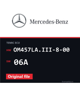 Mercedes-Benz Axor OM457LA.III-8-00 06A original ECU file