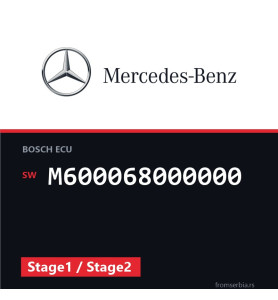Mercedes-Benz B 180 M600068000000 Stage1 / Stage2 tuning file
