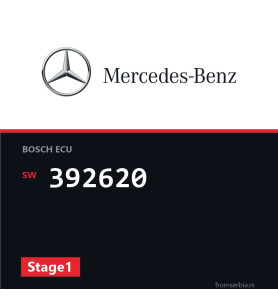 Mercedes-Benz B 180 392620 Stage1 tuning file