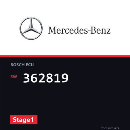 Mercedes-Benz C 220CDI 362819 Stage1 tuning file