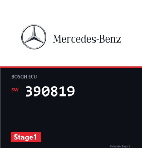 Mercedes-Benz E 280 390819 Stage1 tuning file