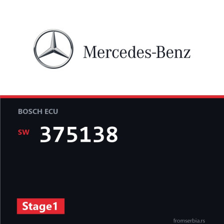 Mercedes-Benz E 320 375138 Stage1 tuning file