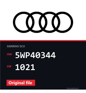 Audi A3 5WP40344 1021 original ECU file