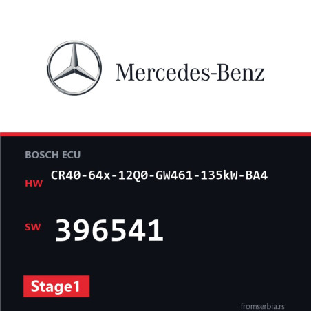 Mercedes-Benz CR40-64x-12Q0-GW461-135kW-BA4 396541 Stage1 file