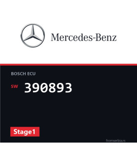 Mercedes-Benz ML 390893 Stage1 tuning file