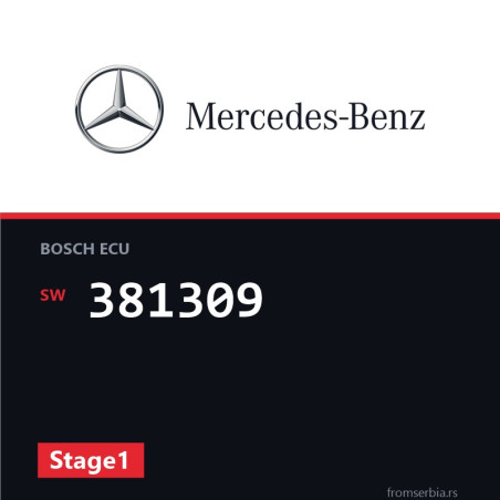 Mercedes-Benz S 320 381309 Stage1 tuning file