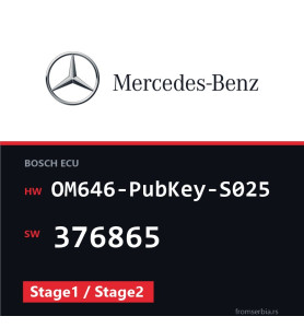 Mercedes-Benz OM646-PubKey-S025 376865 Stage1 / Stage2 file