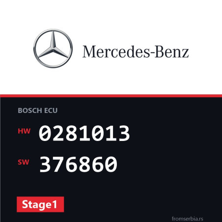 Mercedes-Benz Vito 0281013 376860 Stage1 tuning file