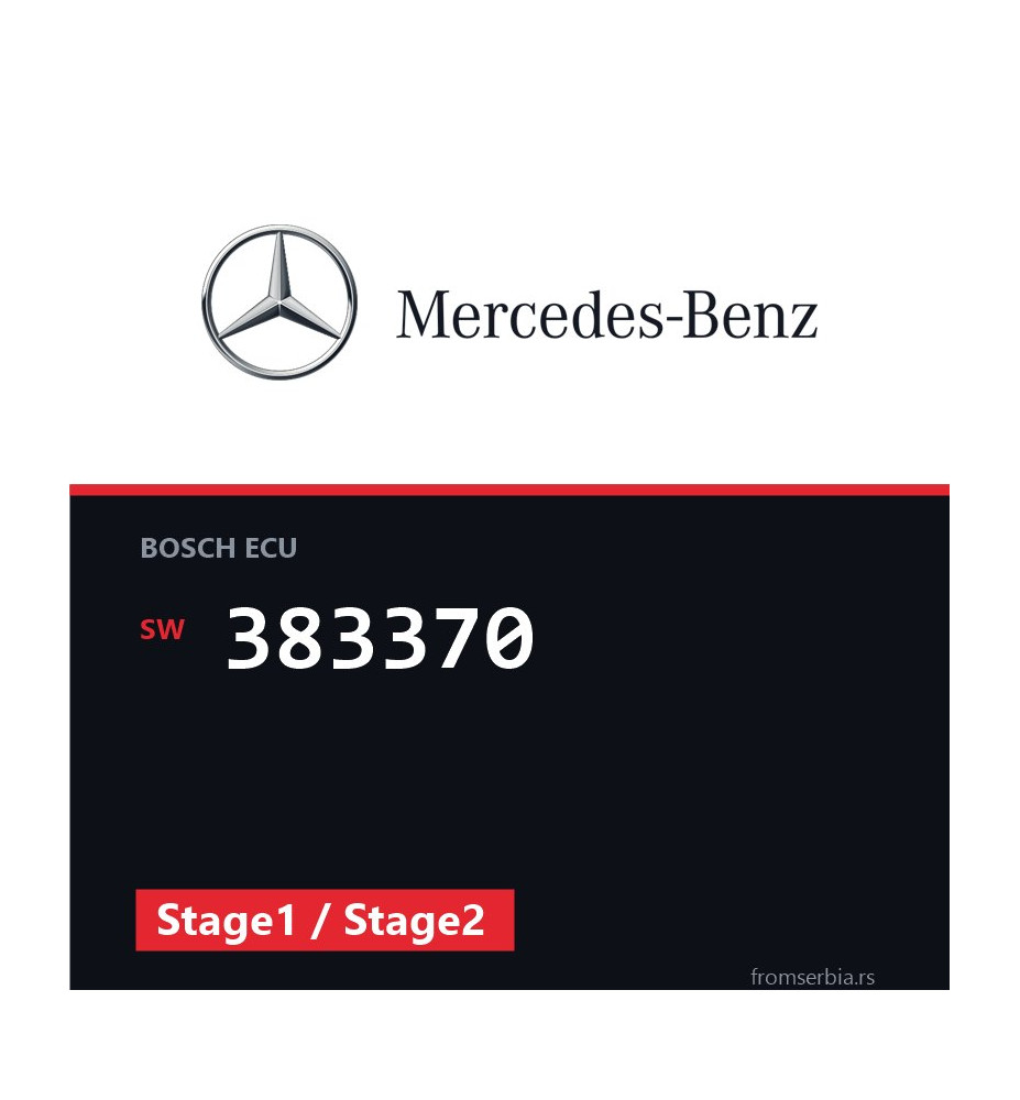 Mercedes-Benz Vito 383370 Stage1 / Stage2 tuning file