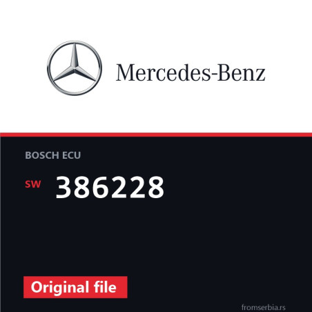 Mercedes-Benz Vito 386228 original ECU file