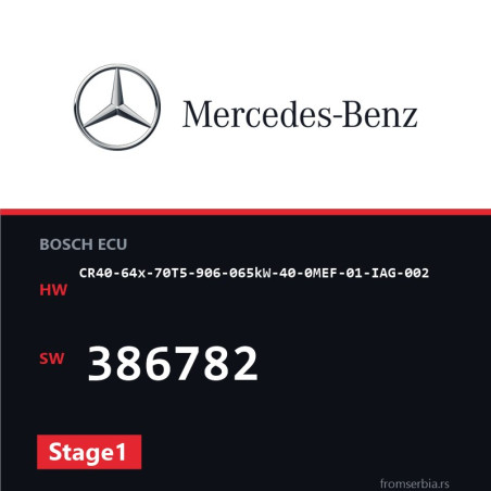 Mercedes-Benz CR40-64x-70T5-906-065kW-40-0MEF-01-IAG-002 386782 Stage1