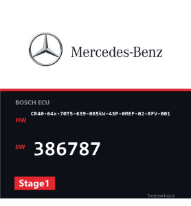 Mercedes-Benz CR40-64x-70T5-639-085kW-43P-0MEF-02-RFV-001 386787 Stage